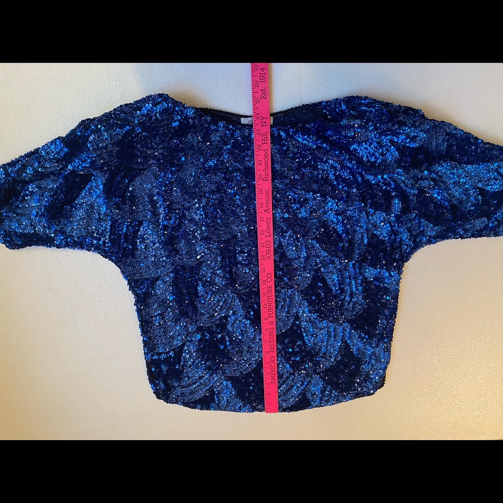Beautiful, Brand New, Intricate, Sequined Top - Picture 7 of 12